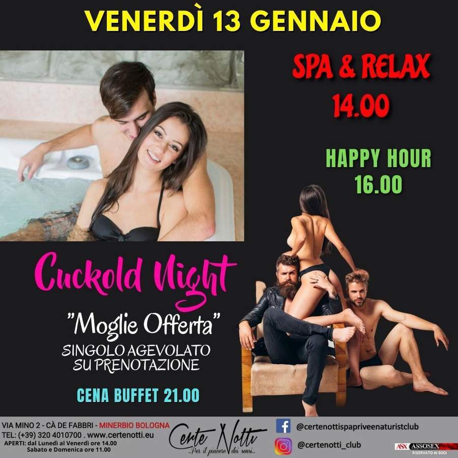 CUCKOLD NIGHT - CERTE NOTTI Spa & Privè