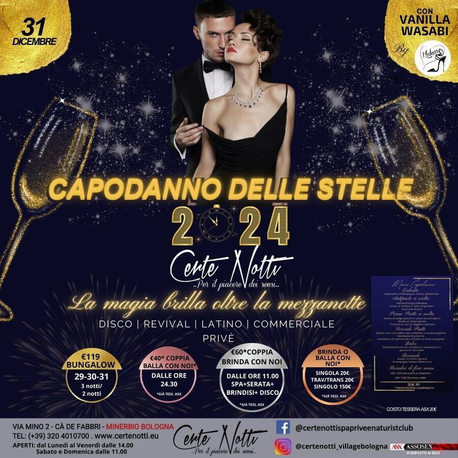 🌟🌟 CAPODANNO DELLE STELLE 🌟 - CERTE NOTTI Spa & Privè