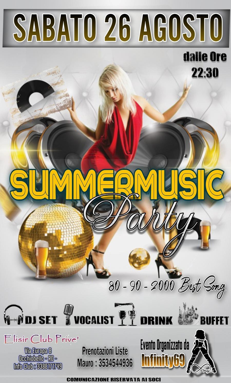 Summer Music Party - Elisir Evolution Club Privè