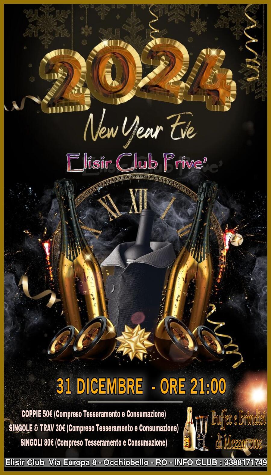 Happy New Year 2024 - Elisir Evolution Club Privè