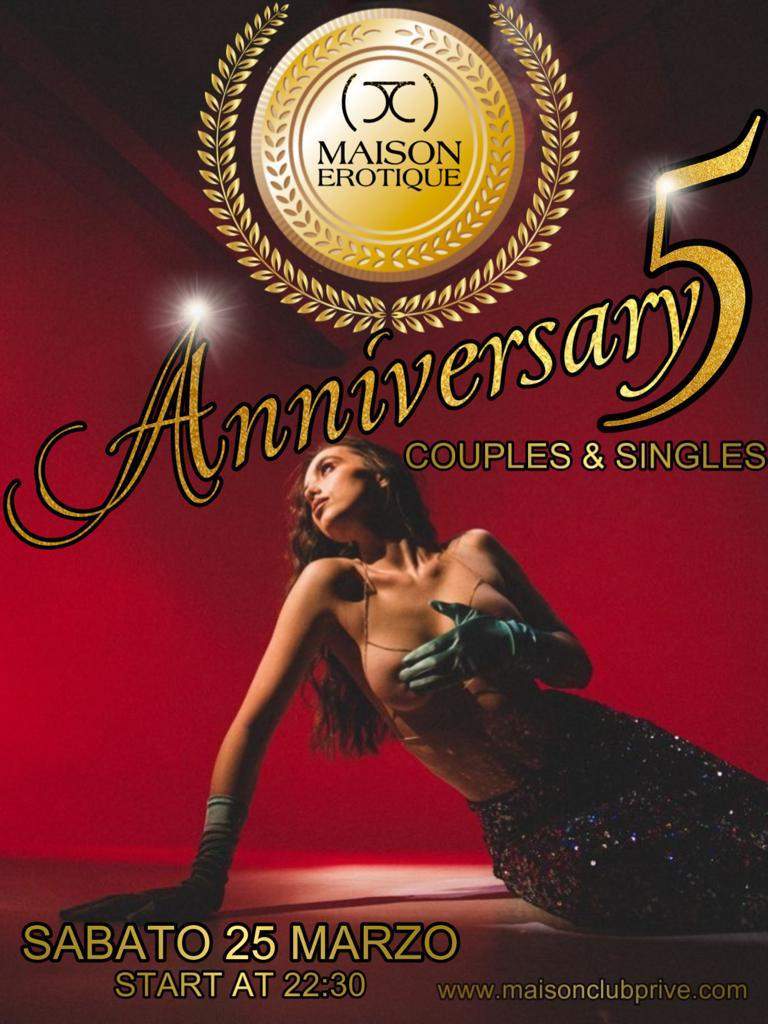 ANNIVERSARY - Maison Erotique Club