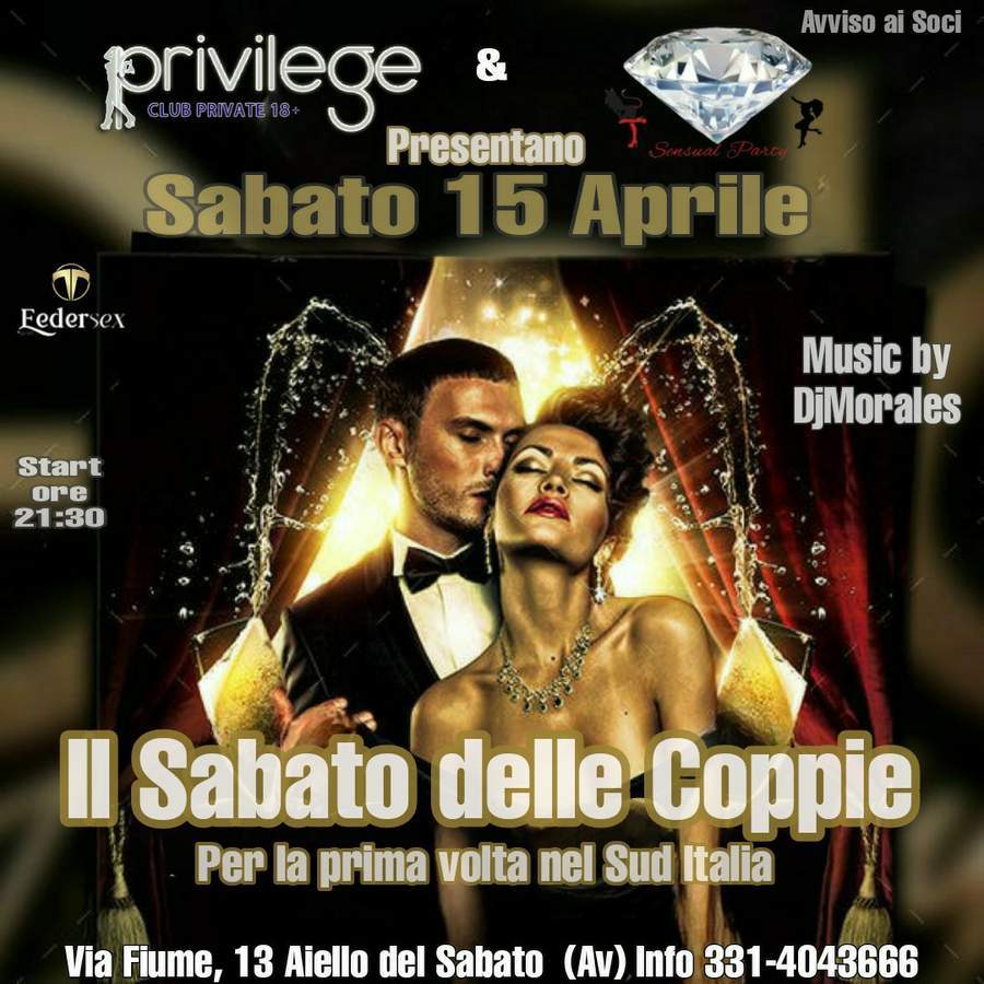 IL SABATO DELLE COPPIE - Privilege Club Private