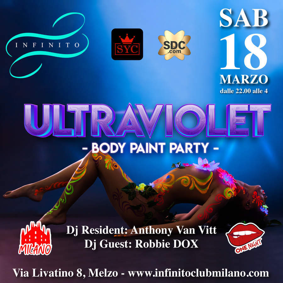 ULTRAVIOLET *Body Paint Party* - Infinito Club Milano