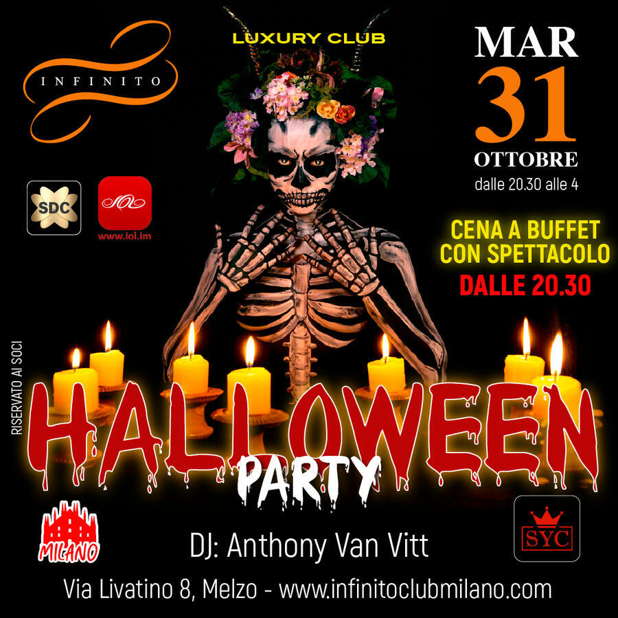 🎃HALLOWEEN PARTY 🎃 - Infinito Club Milano