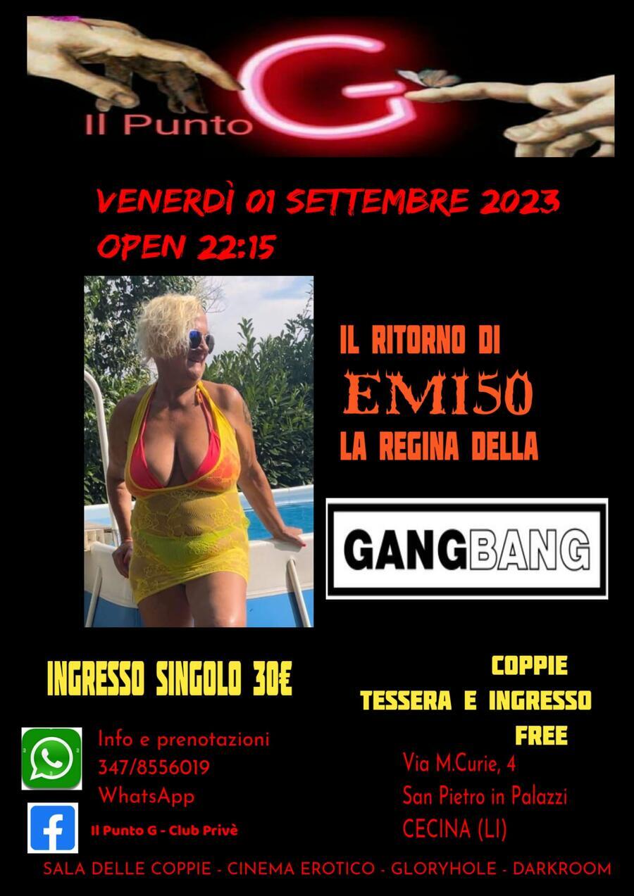 EMI 50 THE QUEEN OF GANGBANG - Il Punto G Club Privé